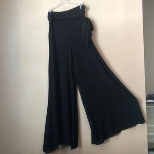 Sheri Martin, Size 10, black shear pants.